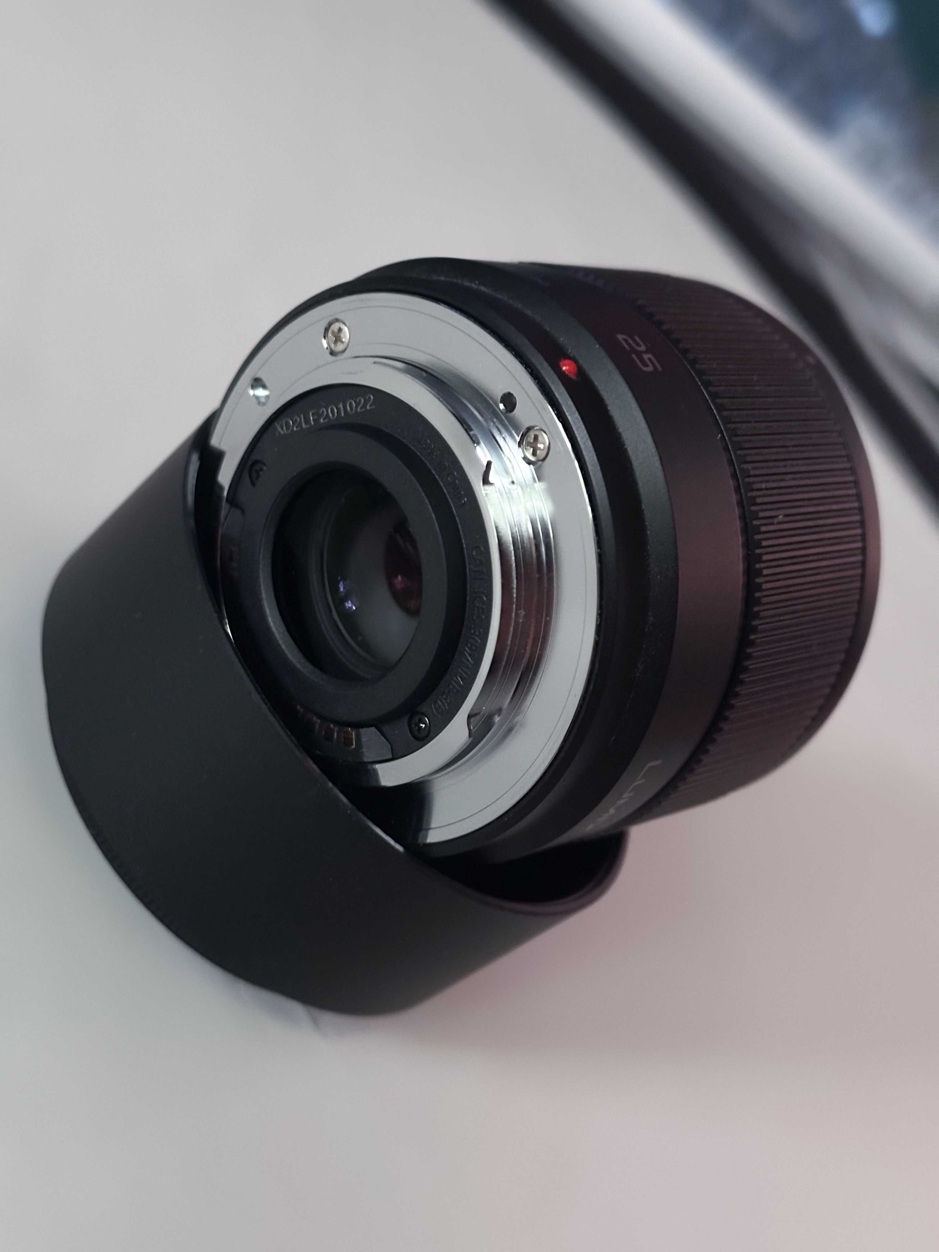 Panasonic LUMIX G 25 mm f/1.7 Obiektyw prawie nieużywany, jak nowy.