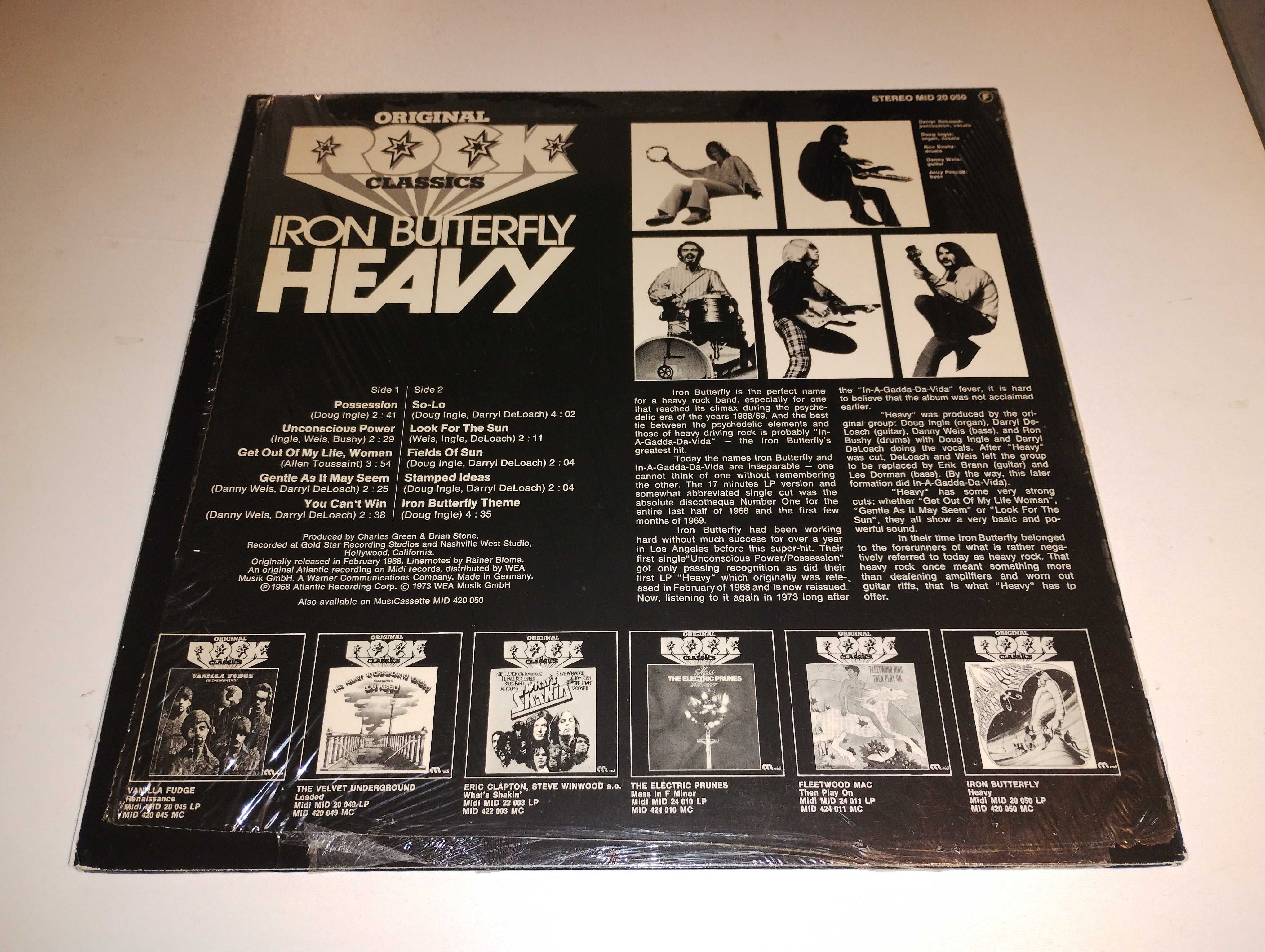 Iron Butterfly Heavy LP