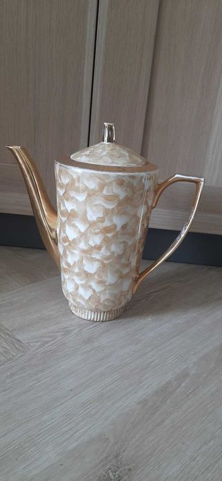Imbryk Karolina PRL | Złoty Marmurek Mid-Century | Lata 60/70. Vintage