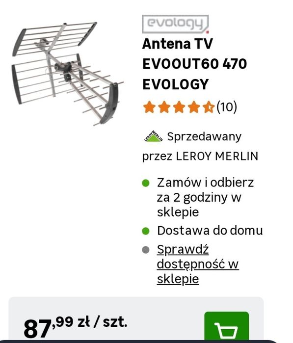 Antena tv zewnętrzna