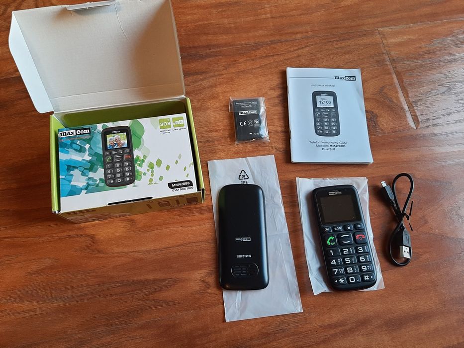 Telefon dla seniora Max Com MM428BB