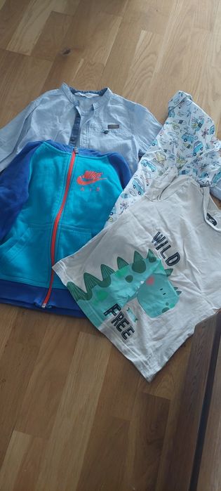 Ubranka na 110 i 116 dla chłopca