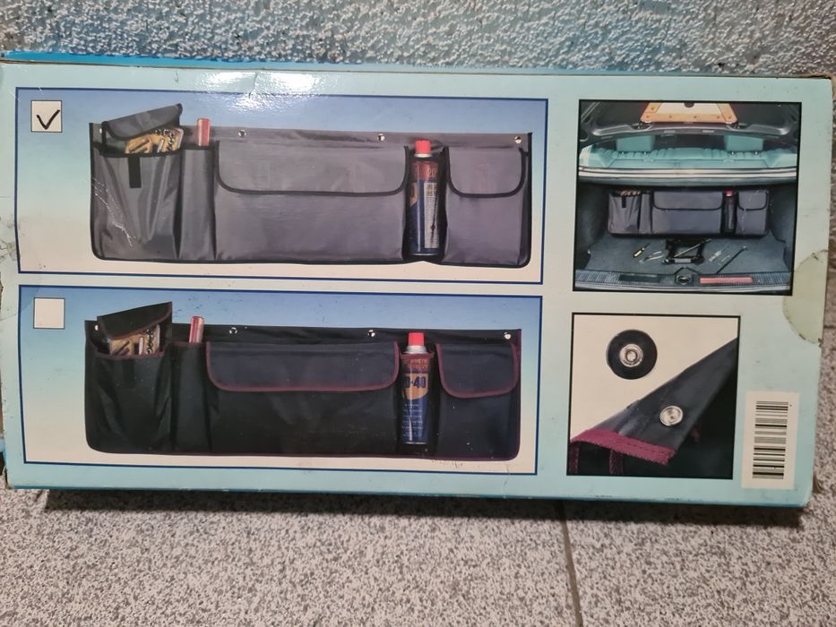 Kit para arrumação/bolsos porta-bagagem bagageira automóvel