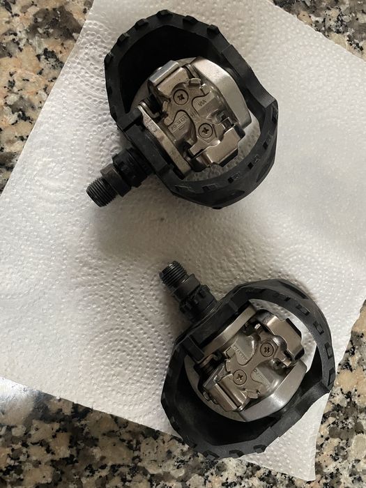Pedais encaixe shimano