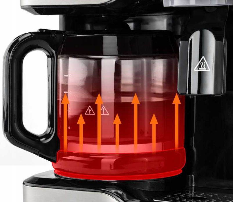 EKSPRES PRZELEWOWY Kawy 2w1 Yoer 1900W + Dystrybutor Wody - WYPRZEDAŻ