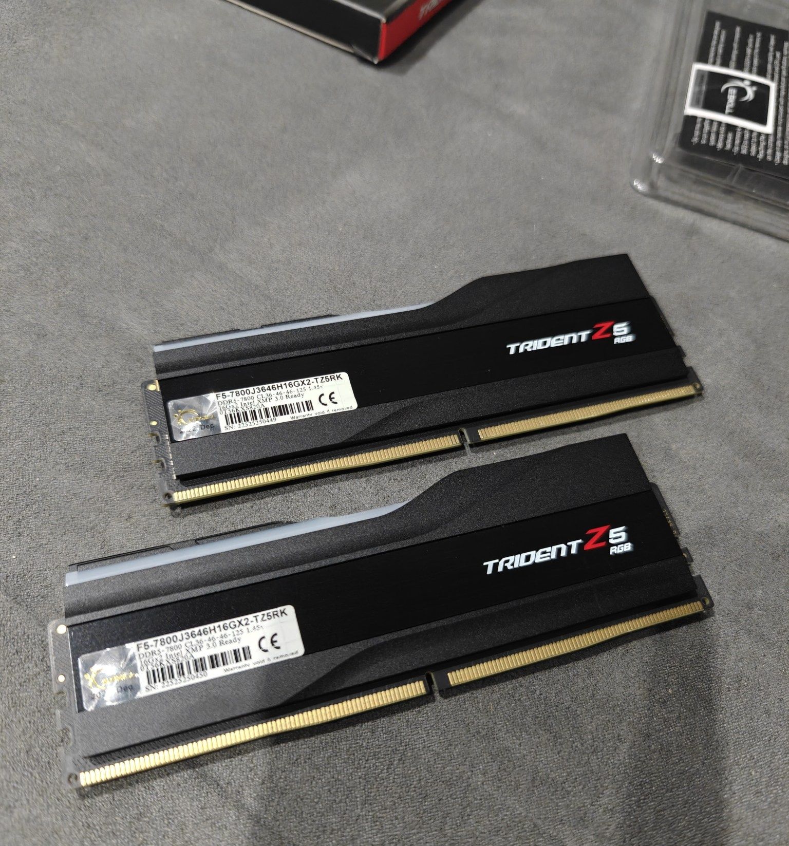 G.Skill TridentZ5 RGB 32GB 7800MHz CL36 DDR5 XMP BOX