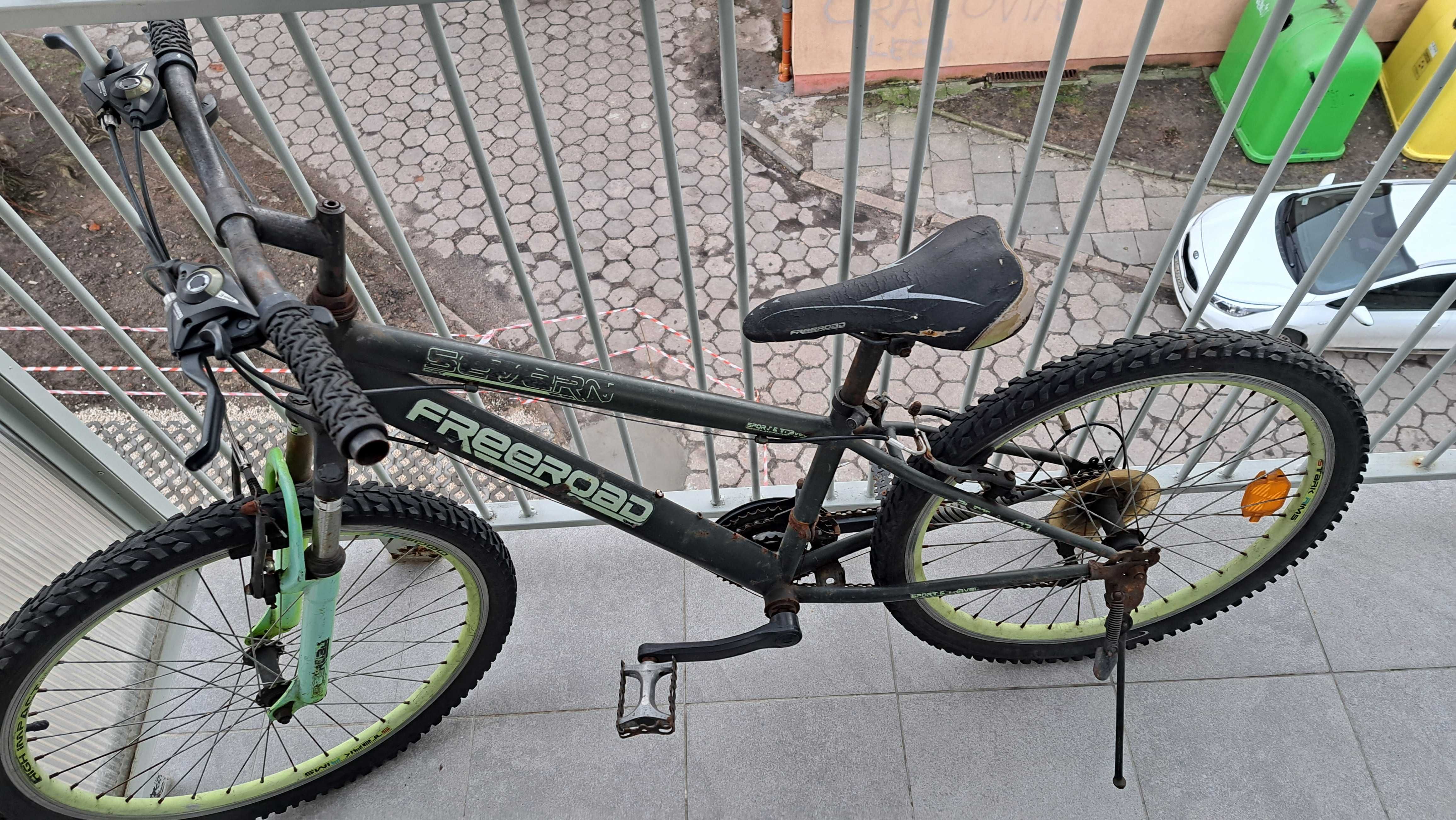 rower 24' chłopięcy zielony oliwkowy Shimano