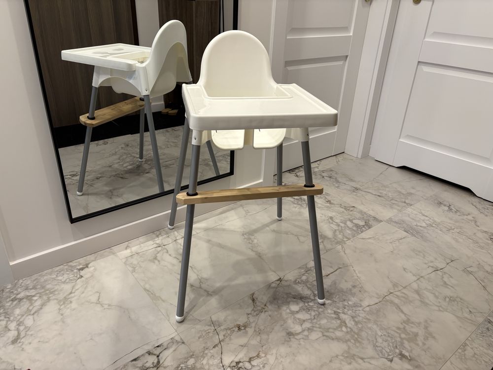 Krzesełko do karmienia IKEA Antilop z podnóżkiem