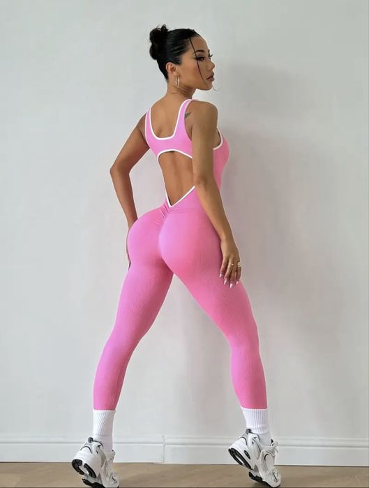 Комбинезон спортивный, комбинезон для фитнеса/йоги/стретчинга