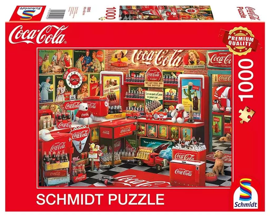 Puzzle PQ 1000 Coca-Cola Nostalgia G3. Schmidt