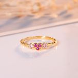 Кольцо Сердце серебро *20
