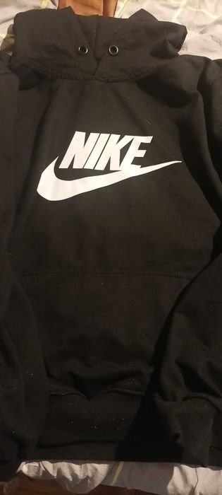 Bluza czarna Nike m z kapturem meska