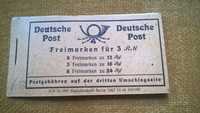 Bloczek ze znaczkami z alianckiej okupacji 1946 r Doutsche Post
