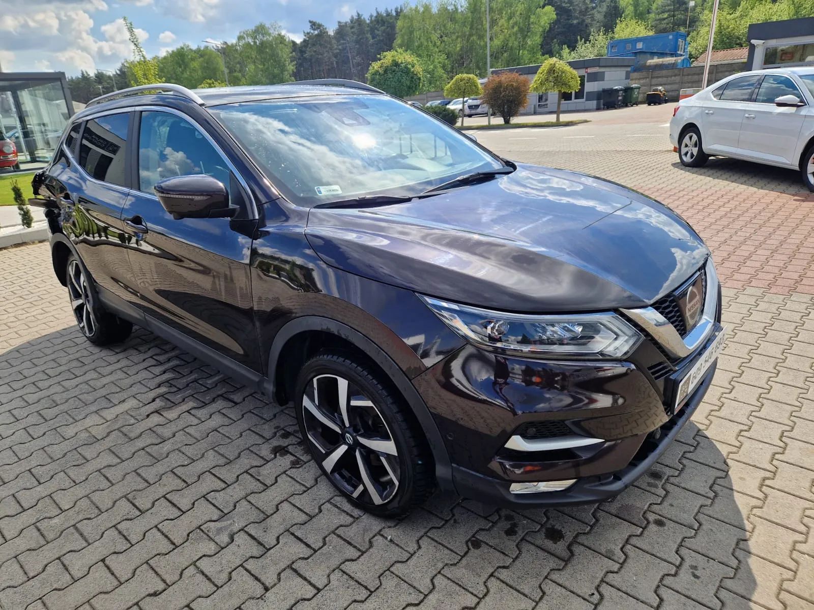 Nissan Qashqai TEKNA Panorama Kamery 360 1 rej 2018 Skóra SalonPL