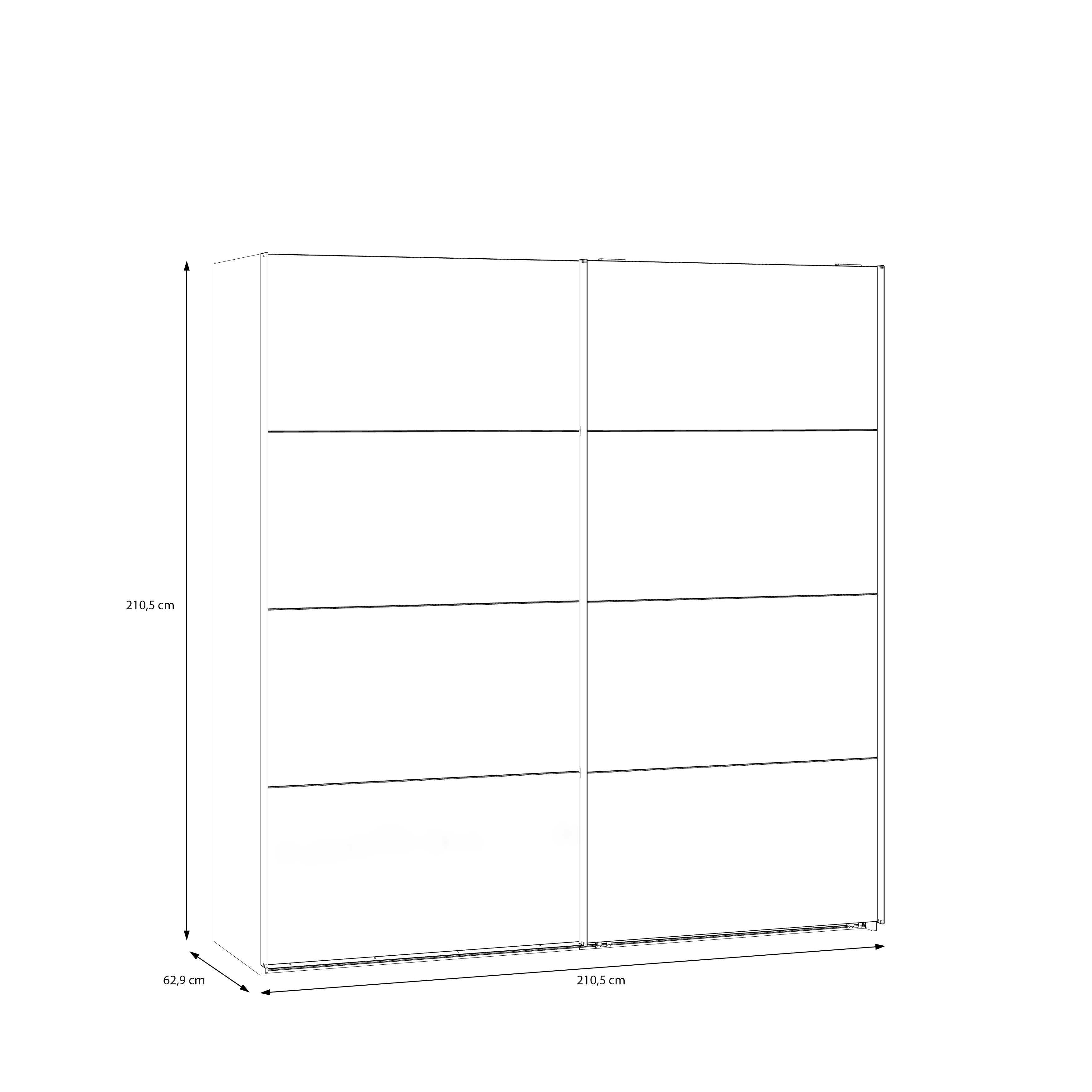 Szafa ubraniowa SOPHISTISPACE. Meble Forte SSQS32411.