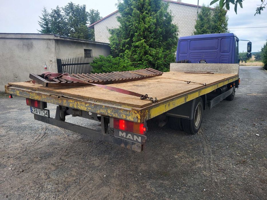 Man L2000 8.163 rok 1998 platforma najazdy sprawny Oferta prywatna