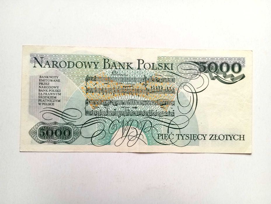 5000 zł 1982   -  AK  -