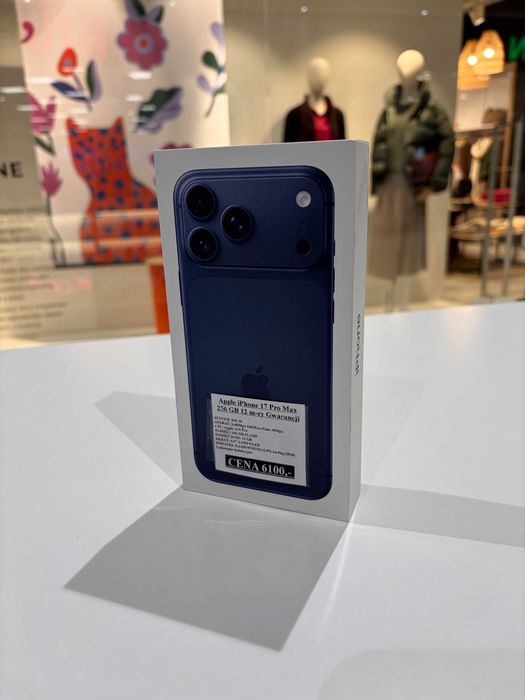iPhone 17 Pro Max 256 GB NIEUŻYWANY 12-msc gwarancji MasterKom