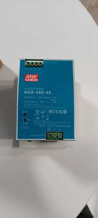 Блок живлення на DIN-рейку Mean Well 480 W 10 A 48 V NDR-480-48.