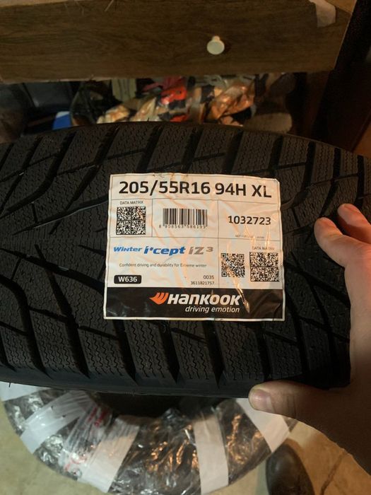 Зима Hankook Winter i*cept iZ3 W636 205/55 R16 94 XL FR, усі розміри!
