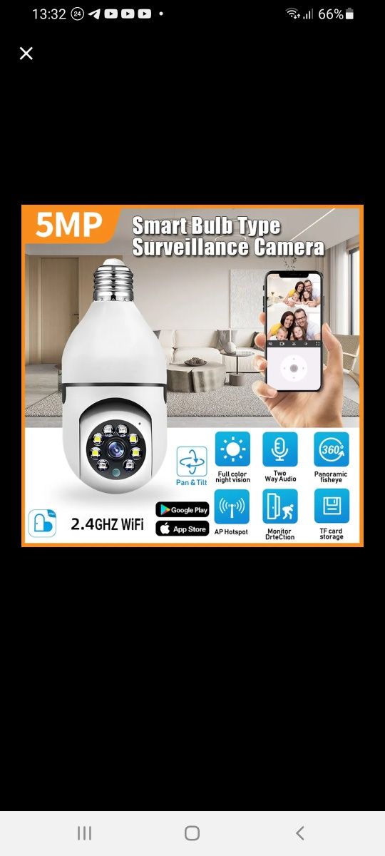 Wi-Fi Camera V380 Pro 5mp