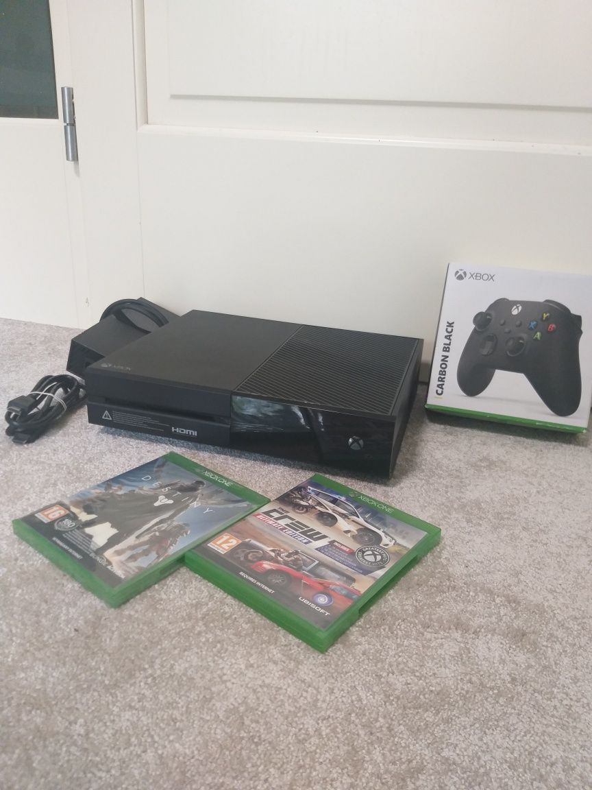 Konsola Xbox One Zestaw Pad Kontroler XONE console 2 gry FAT xbox
