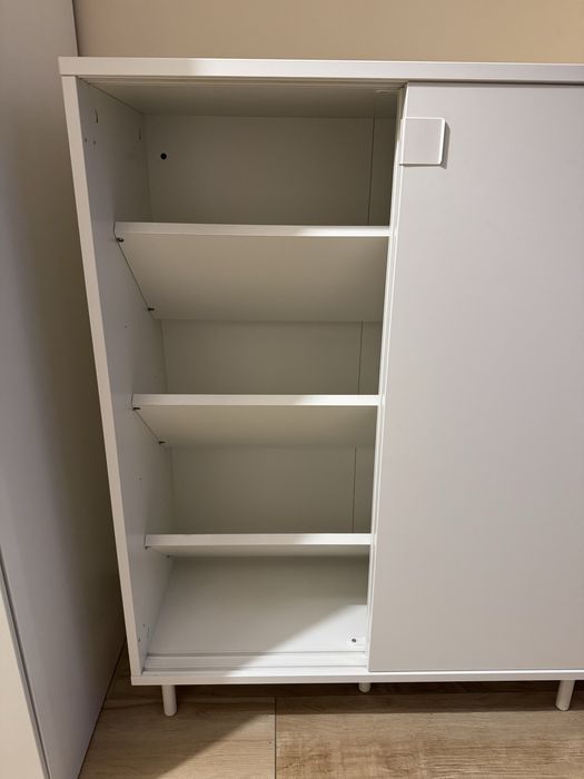 Szafka na buty, biały, 80x35x102 cm