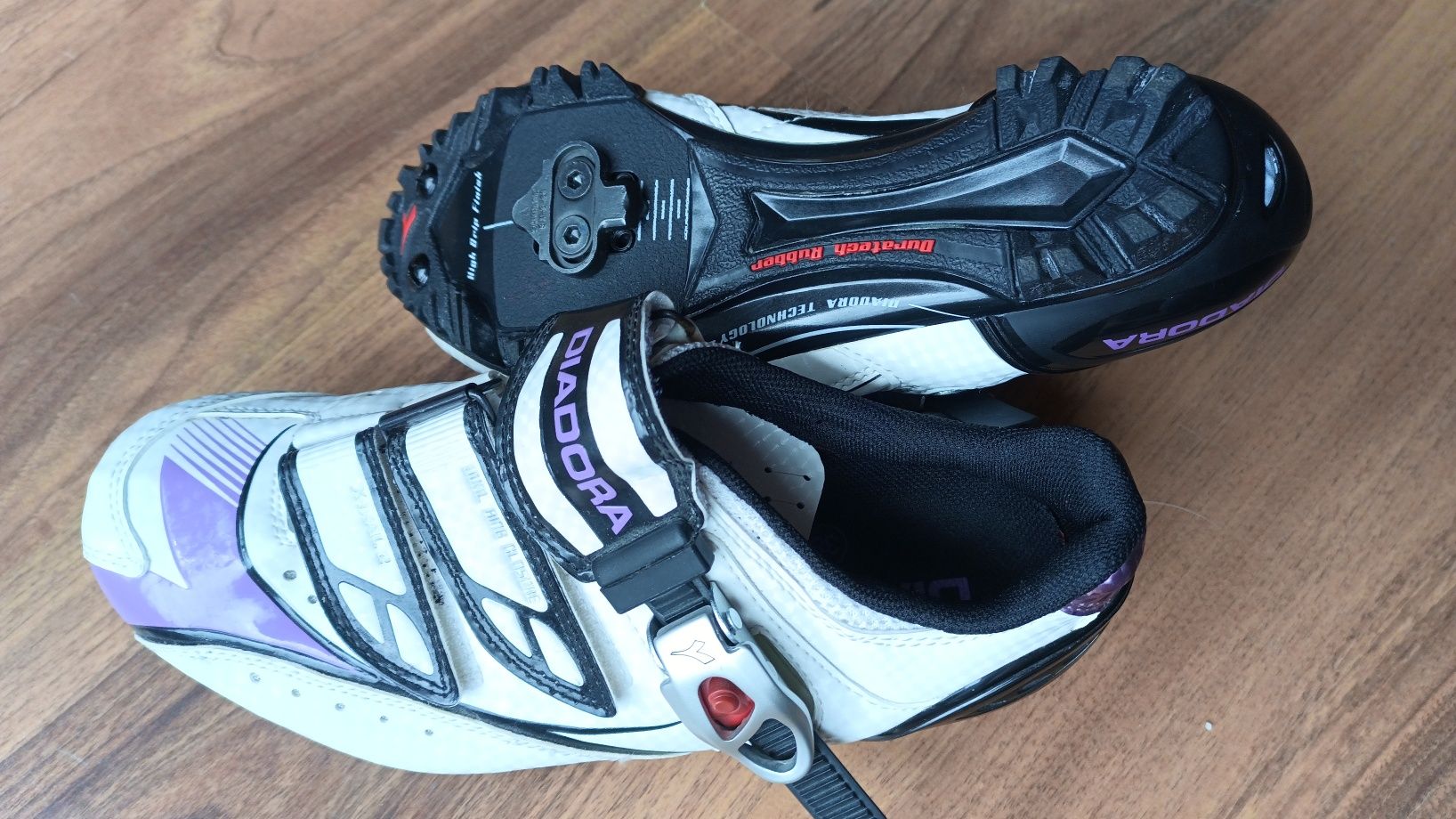 Diadora nowe buty SPD damskie r38 nowe blokami Shimano sm-sh51 klamra