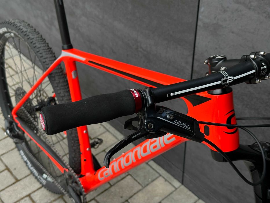 Карбоновий Cannondale Carbon 3 FSI Scalpel Lefty, розмір L 29 Acid Red