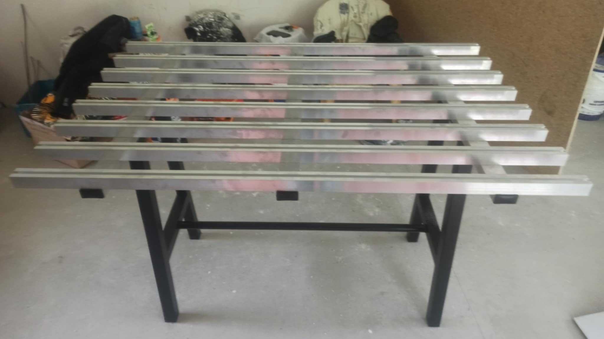 Stół aluminiowy do ciecia glazury płytek budowa warsztat glazurnik
