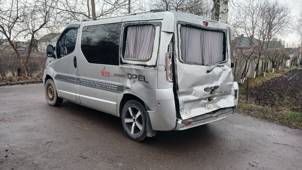 Opel Vivaro 08р 2.5тді пасажир після дтп