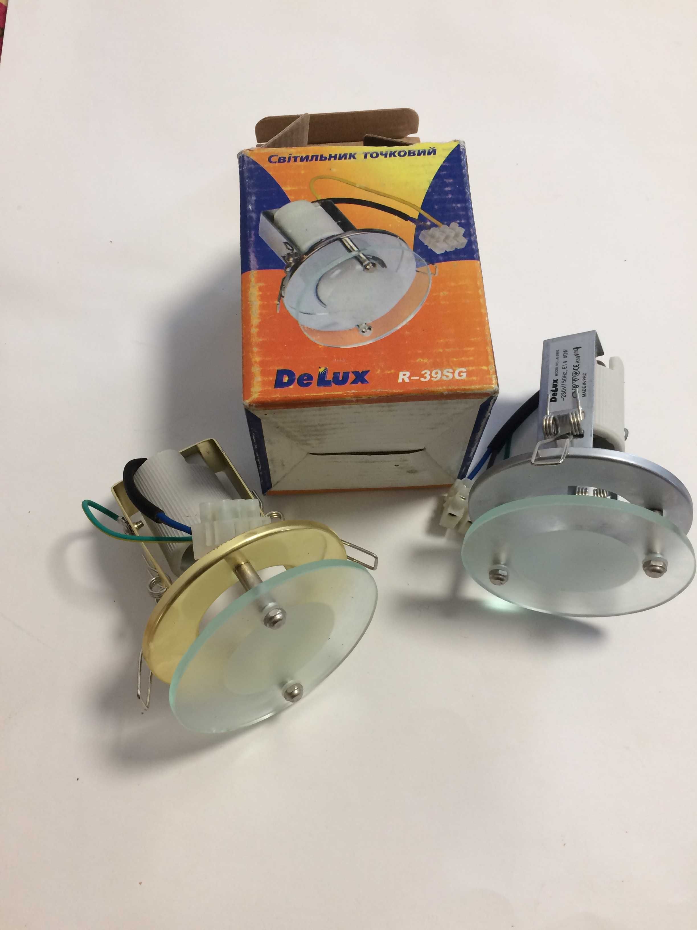 Точечный светильник DELUX R39SG со стеклом для лампы  типа R39