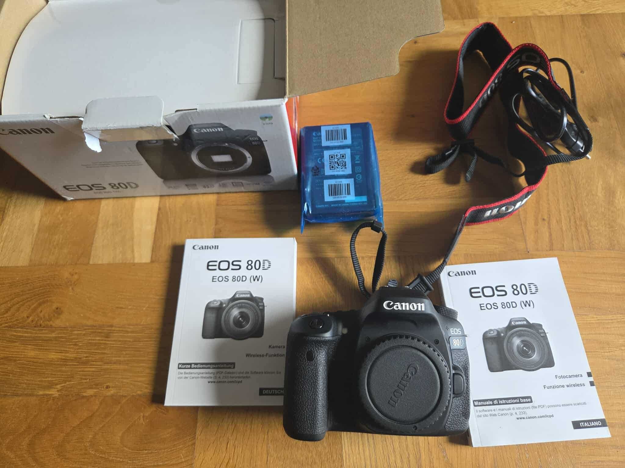 Canon EOS 80D aparat - Wi-Fi i NFC stan idealny