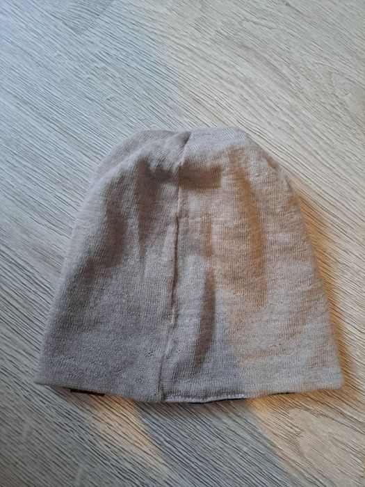 Czapka welna merino dwustronna