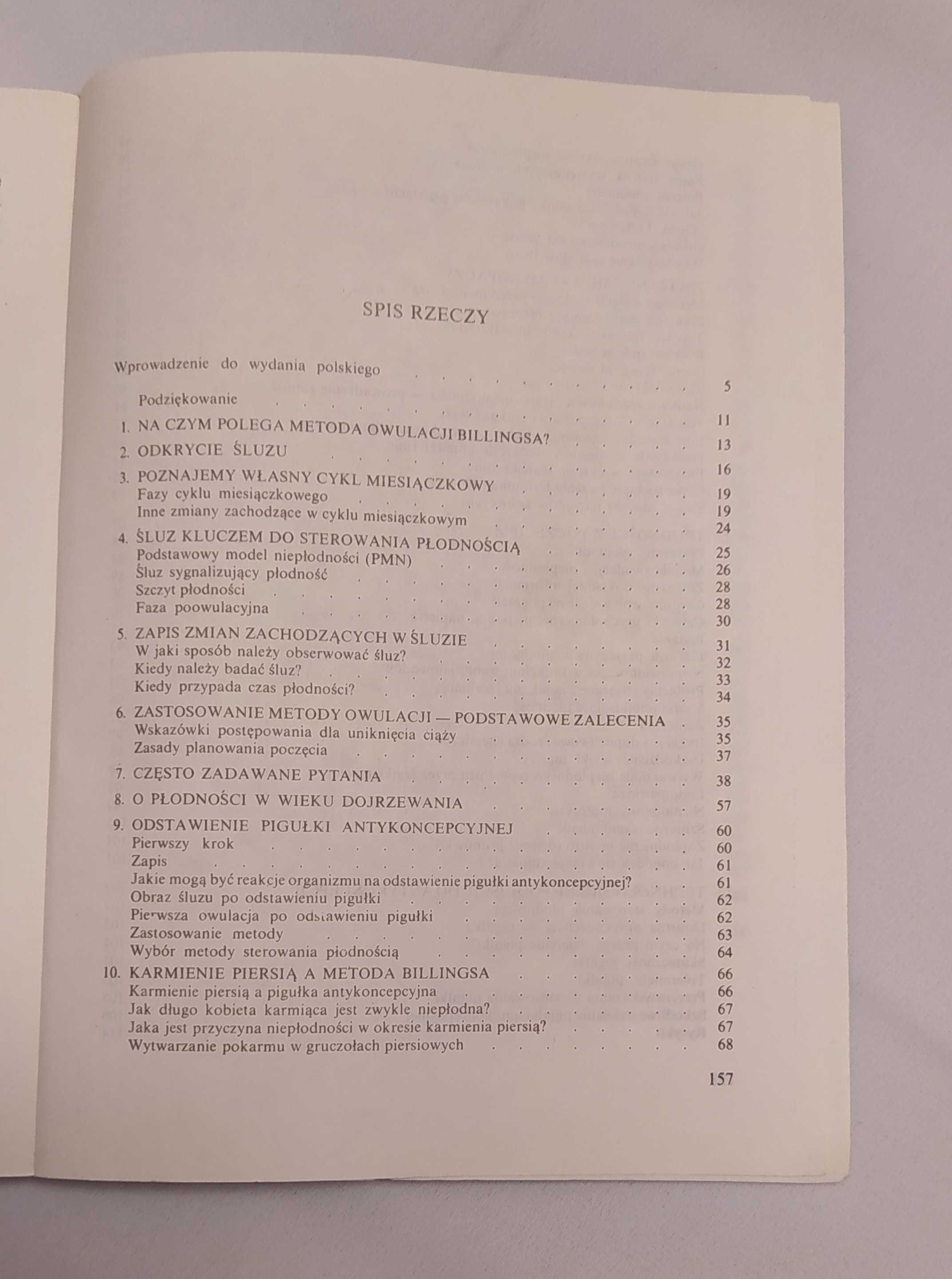 METODA BILLINGSA sterowanie płodnością