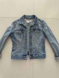 Jeansowa kurtka H&M idealna 34 niebieska