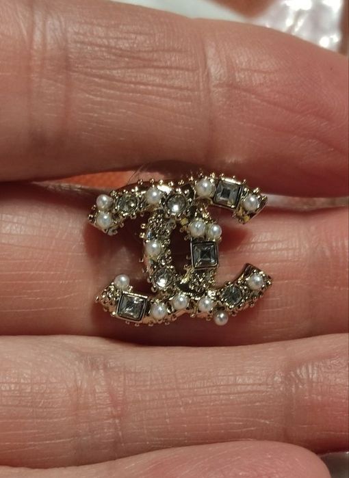 Оригінальні сережки chanel біжутерія шанель срібло