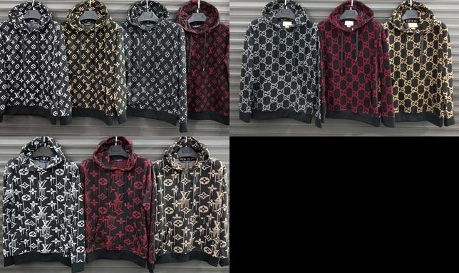 S-XXL Unisex Premium Bluza meska Gucci Louis 1na1 najwyzsza jakosc