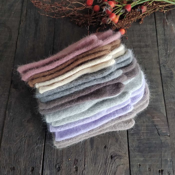 Рукавички пухові, жіночі рукавиці, зимові рукавички.