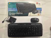 Logitech Wireless Desktop MK300 - Klawiatura i Myszka Bezprzewodowa