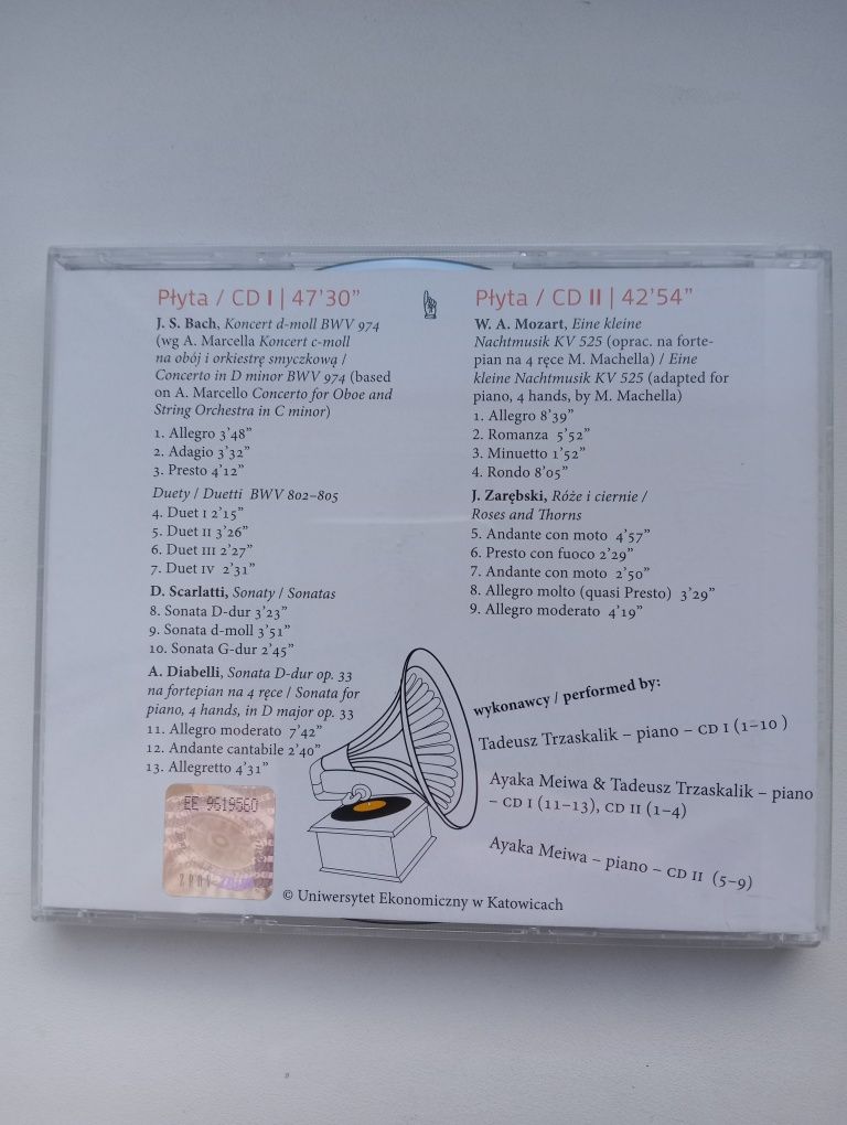 2CD - Akademia klasyczna 2, твори для піаніно