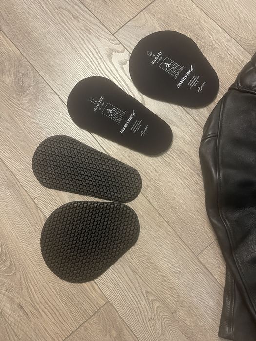 Шкіряна мото куртка Enginehawk. 50 Cal karnage iдеал М