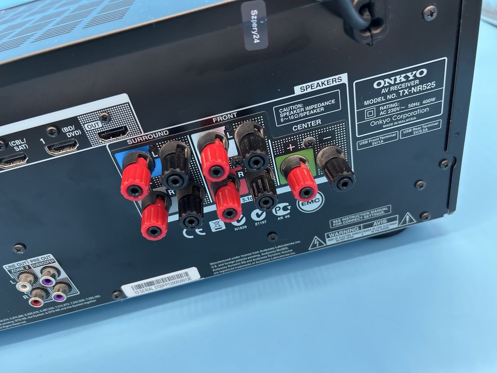 #1290 onkyo tx-nr525 amplituner wzmacniacz kino domowe
