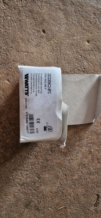 2 unidades WATTS Actuador eletro térmico 230v NC2