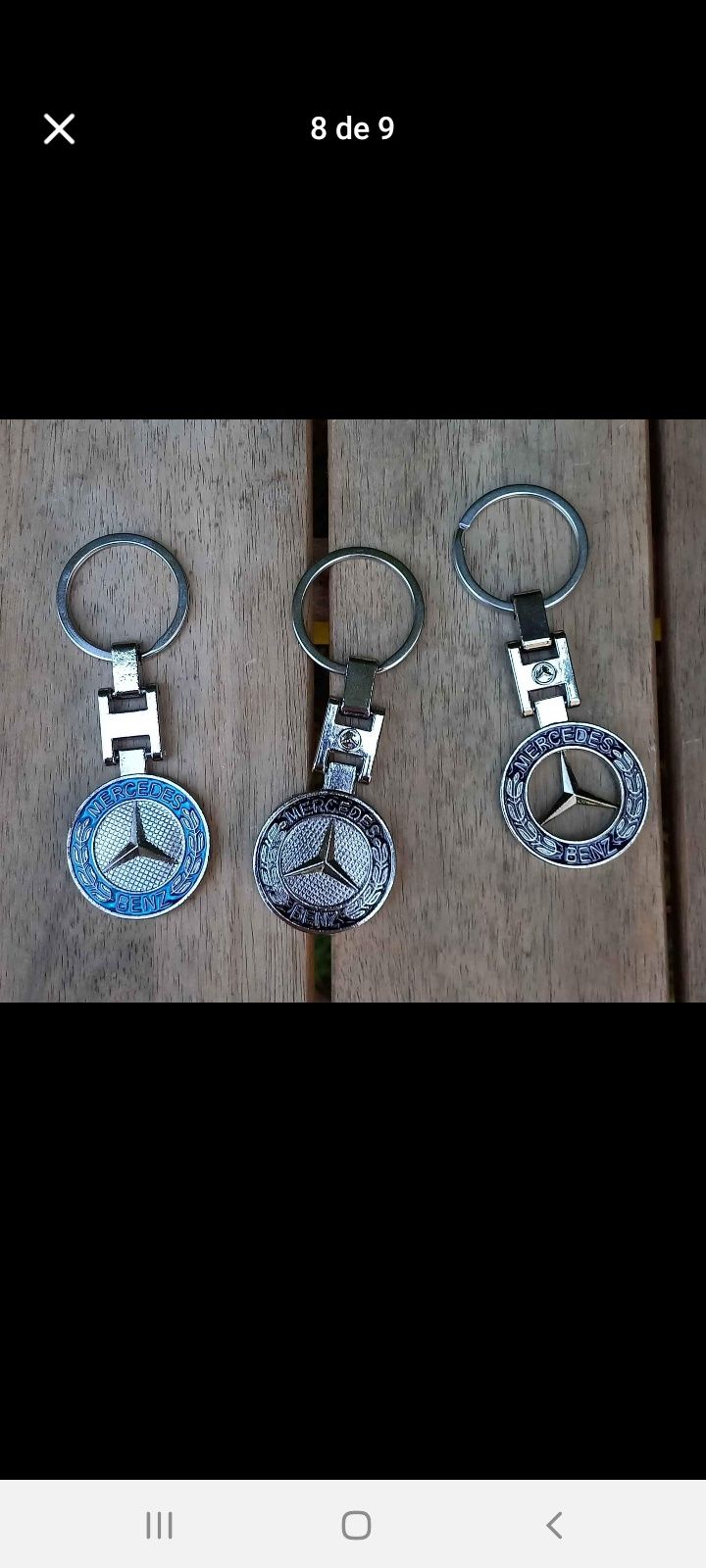 Porta-chaves Mercedes