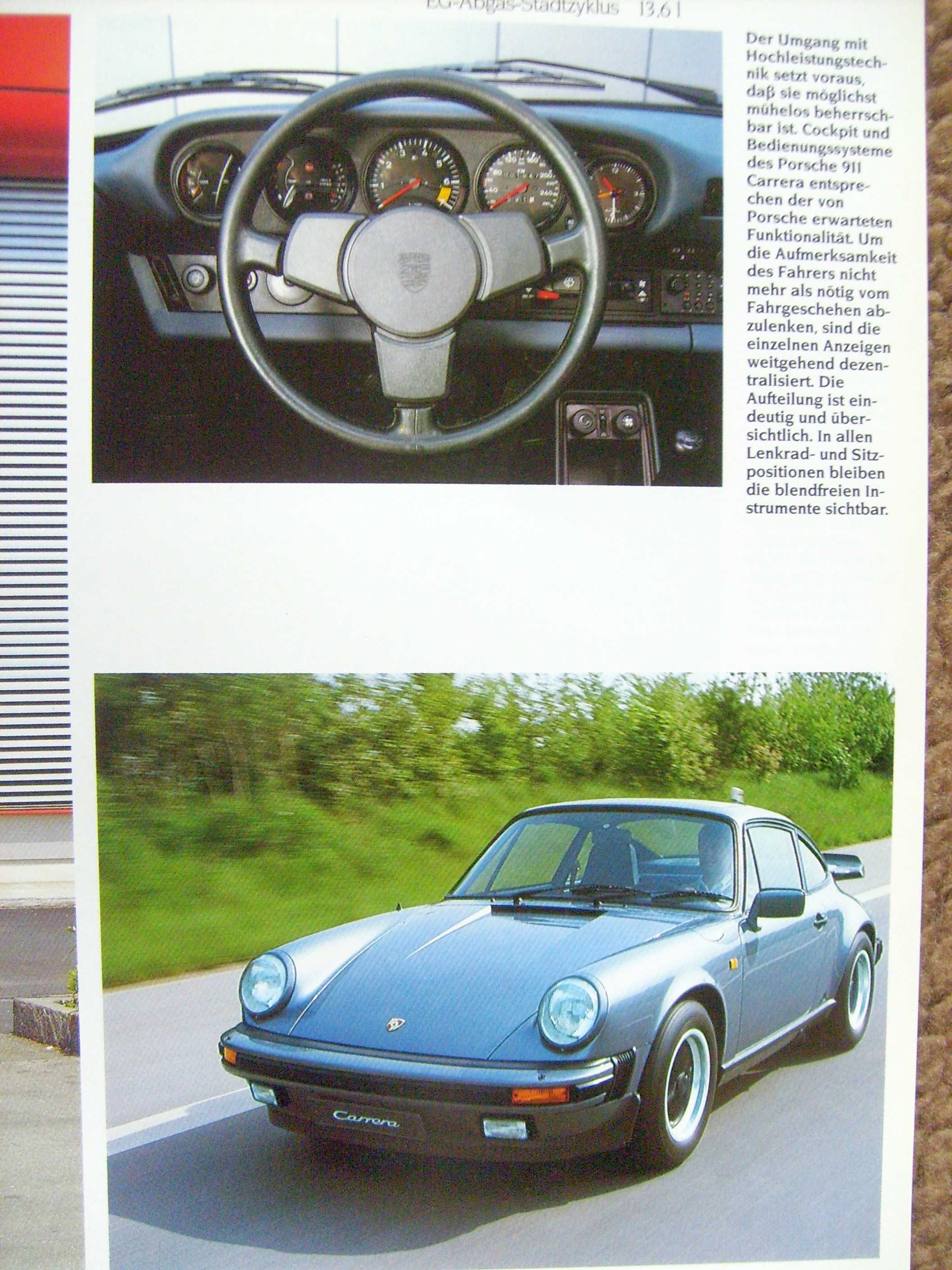 PORSCHE 1983 / 911, 924, 944, 928 prospekt 40 str., duży format, BDB-