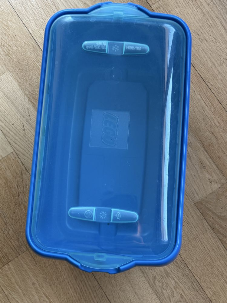 LEGO duże pudełko  na klocki  Box  z zestawu 6166 niebieskie