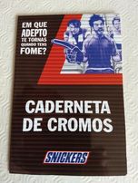 Caderneta Cromos Adepto Futebol da Snickers Rara