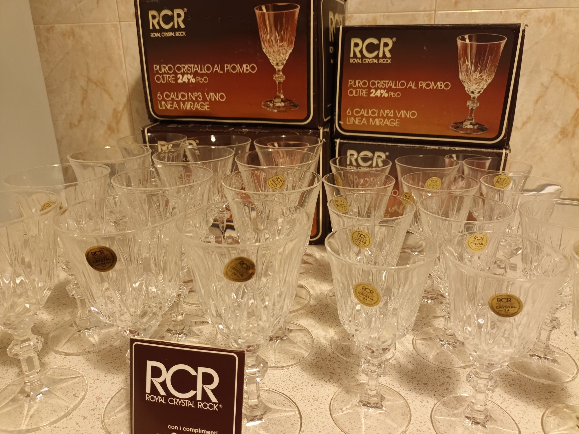 RCR - Cristal (Conjunto Copos) 12+12