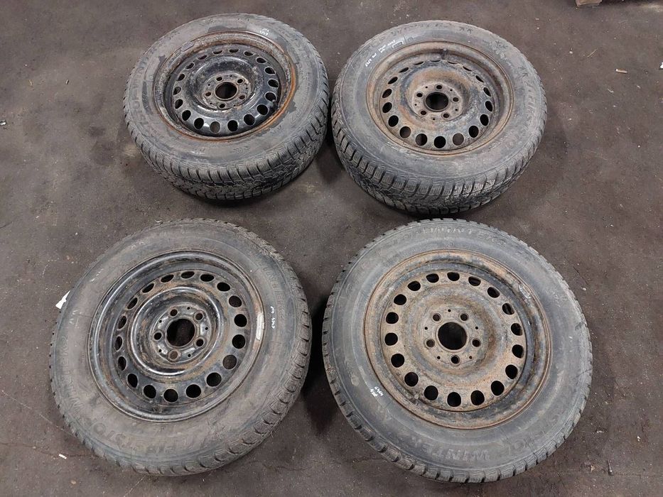 KOŁA FELGI OPONY ZIMOWE 4SZT 5x112 6Jx15 195/65R15 MERCEDES 1244000602